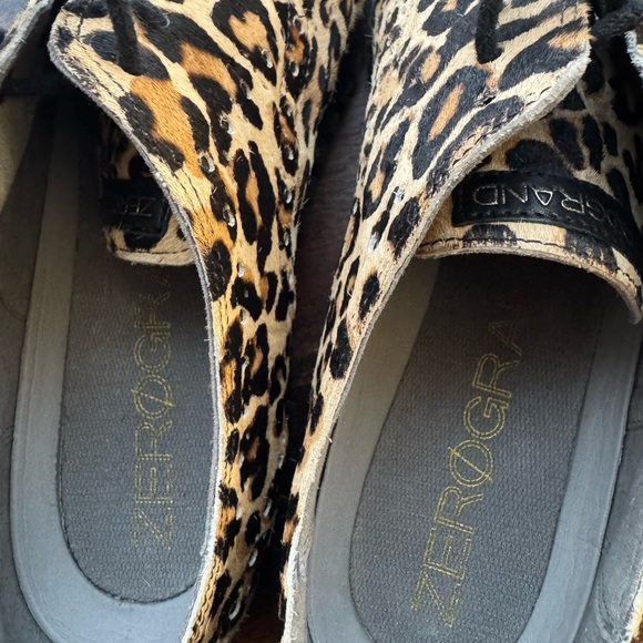 Cole Haan Leopard Pattern Lace-Up Shoes 9.5 - Picture 6 of 9